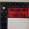 Patch Party Club "Follow Me I'm a Go-getter" Iron-On Embroidered Patch for Ambitious Individuals, Size 4"x2"